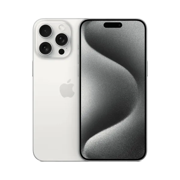 Yenilenmiş Apple iPhone 15 Pro Max 256 GB Beyaz Titanyum Cep Telefonu (12 Ay Garantili) - A Kalite
